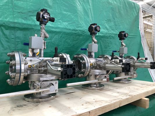 Automated Sanitary Pipeline Pigging Systems ASME B16.5 RF Port
